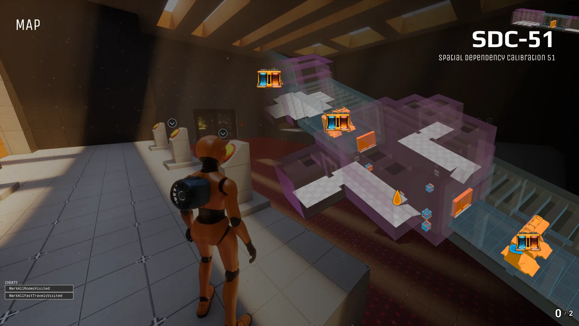 Facility map view